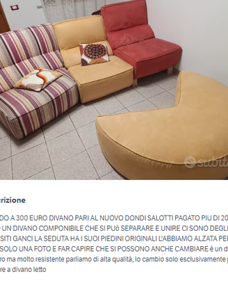 DIVANO DONDI SALOTTI