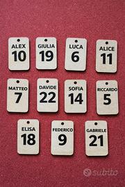 portachiavi in legno personalizzabili 