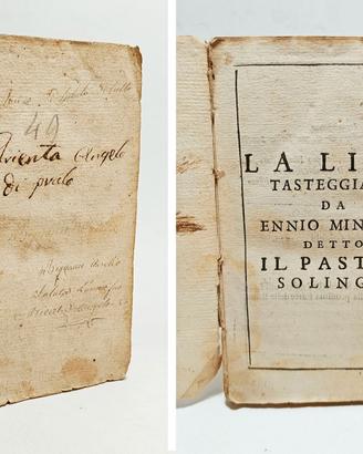 RIME SACRE estratte da La lira tasteggiata..  1656