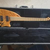 basso elettrico artigianale 5 corde custom 