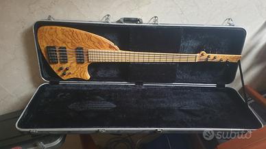basso elettrico artigianale 5 corde custom 