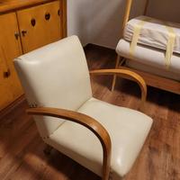 Poltrona in vera pelle