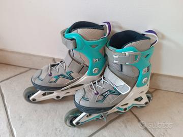 pattini roller per bambina con protezioni