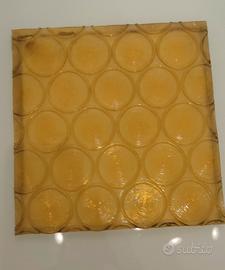 kit 9 vetri gialli fondo bottiglia