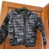 Giubbotto nero grigio