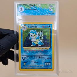 Pokémon Blastoise Holo 2/102 Set Base ITA GRAAD 6