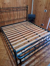 letto matrimoniale in ferro battuto