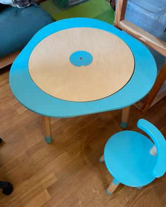 Tavolo Bambini MUtable Trasformabile + 2 Sedie