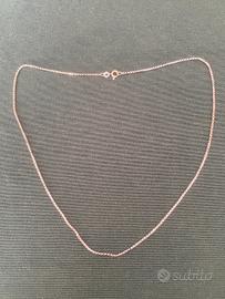 Catenina in oro bianco