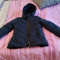 piumino lungo blu busto 110