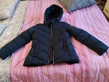 piumino lungo blu busto 110