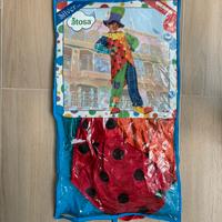 Vestito di Carnevale da pagliaccio bambino 5-6anni