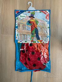 Vestito di Carnevale da pagliaccio bambino 5-6anni