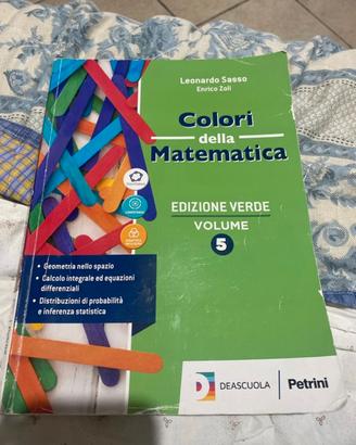 Libro colori della matematica 5
