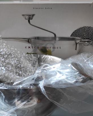 Passaverdura Giannini acciaio inox 2 trafile - NUO