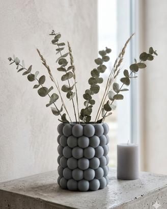 Vaso "Bubble" Grigio Antracite - Design 3D by Niki