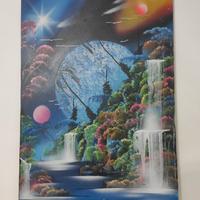 quadro dipinto con vernice spray 