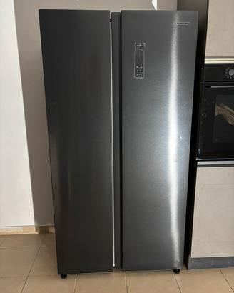 Frigorifero CROMBERG americano side-by-side nero