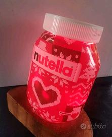 Lampada Nutella LED a batteria NATALIZIA 