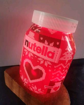 Lampada Nutella LED a batteria NATALIZIA 