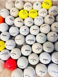 100 PALLINE PALLE DA GOLF USATE Tripla A + PEARL