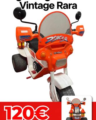 Moto elettrica Peg Perego Dakar vintage
