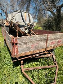 Carrello rimorchio Mutti omologato ribaltabile