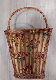 Cesto in vimini di grandi dimensioni