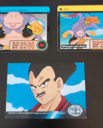 Lotto 3 Card Vintage Dragon Ball Z GT - Bandai Car