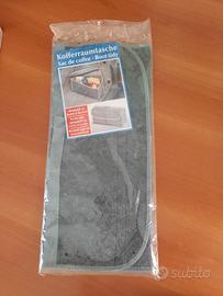 Borsa Bagagliaio Auto in Feltro Grigio NUOVO