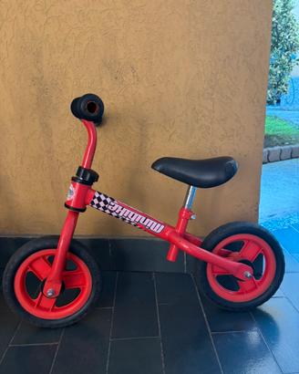 Bicicletta balance bambini rossa