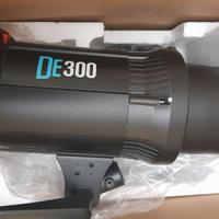 Flash 300 light x studio fotografico foto softbox