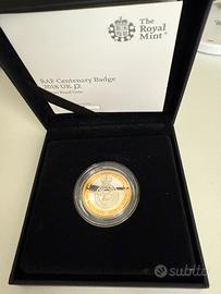 Gran Bretagna 2 sterline 100 anni RAF ag 2018