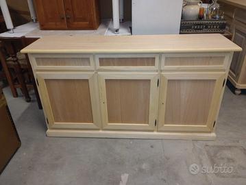 Credenza a 3 Porte Grezza Nuova