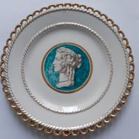 Piatto ceramica originale Ugo Zaccagnini vintage