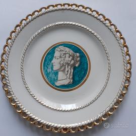 Piatto ceramica originale Ugo Zaccagnini vintage