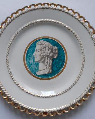 Piatto ceramica originale Ugo Zaccagnini vintage