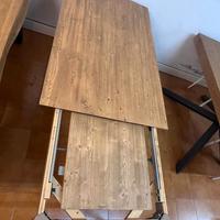 TAVOLO NUOVO ALLUNGABILE IN LEGNO MASSELLO