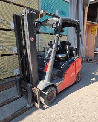 carrello elevatore linde h18 diesel