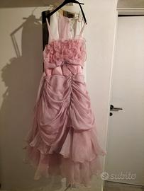 vestito principessa rosa
