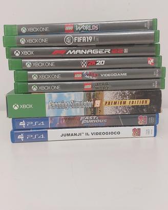 videogiochi xbox one/ ps4, prezzi in descrizione