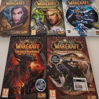 lotto World of Warcraft + varie espansioni 