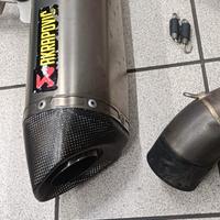 scarico akrapovic completo 
