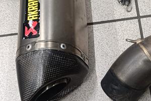 scarico akrapovic completo 