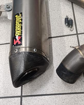 scarico akrapovic completo 