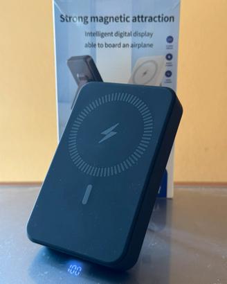 IPhone POWER BANK MAGSAFE MAGNETICO DISPLAY LED