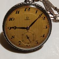 Orologio Omega  tasca argento meccanico 