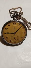 Orologio Omega  tasca argento meccanico 