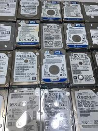 Hard disk Sata da 2,5" per pc portatili fino 500Gb