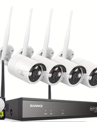 KIT VIDEOSORVEGLIANZA 5MP 10CH HDD 1TB